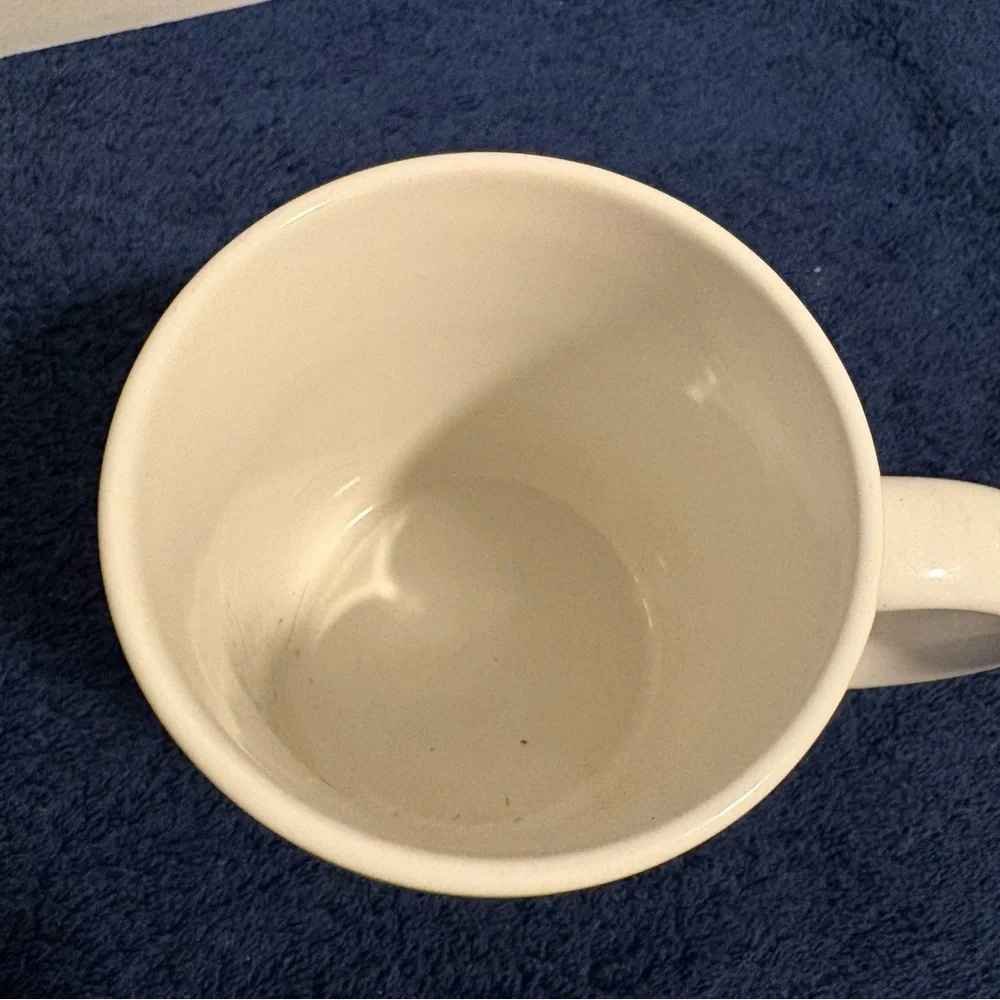 Vtg Planet Oreo Coffee Mug Cup Fun Cookie Facts Blue Space Theme Astronaut Alien